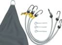 Floracord Sonnensegel dreieckig anthrazit Polyester Bild 1