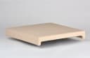 Lycce Klemmkissen Bankauflage Beige Kunstleder Bild 4