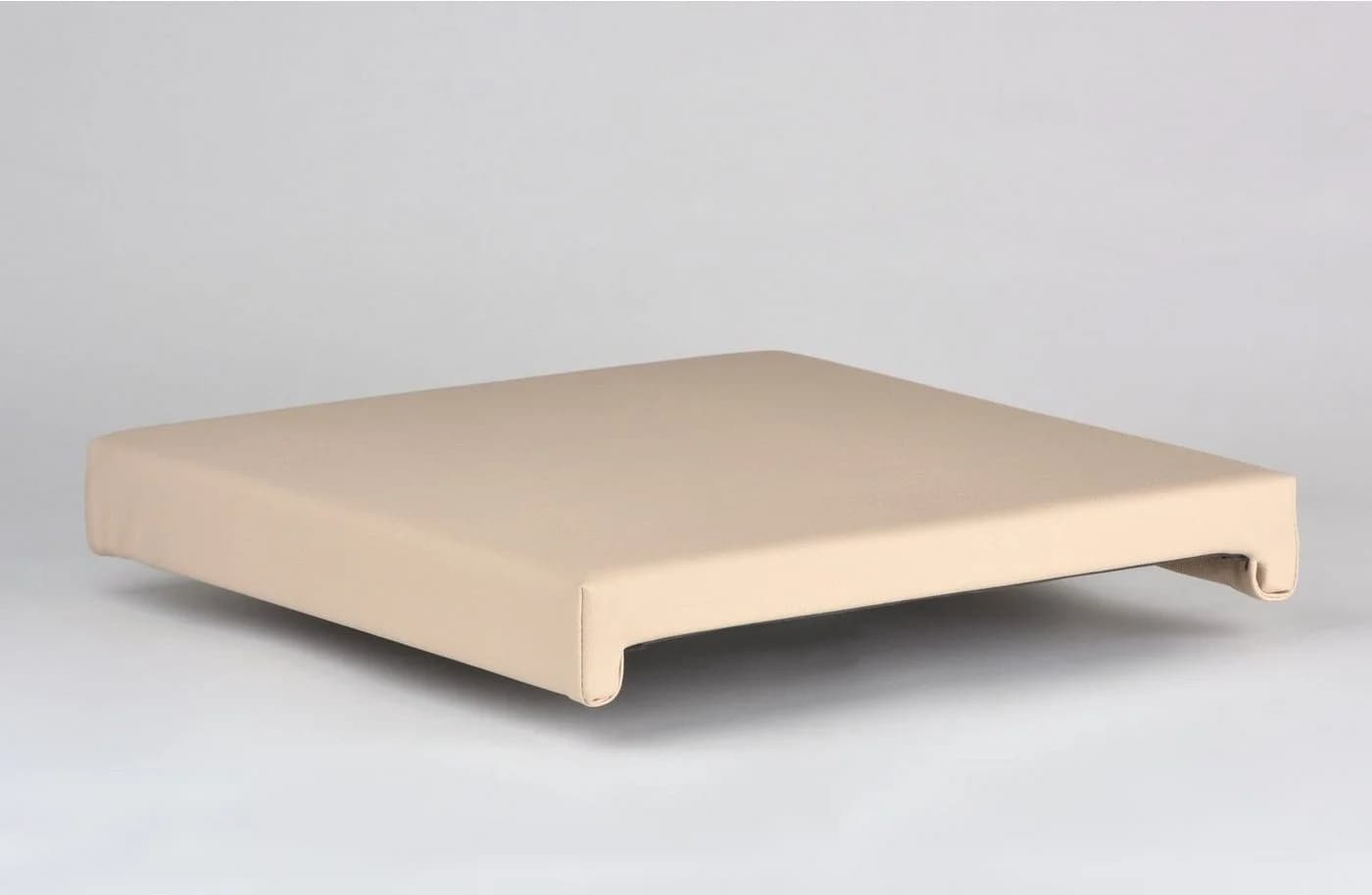 Lycce Klemmkissen Bankauflage Beige Kunstleder - Bild 4