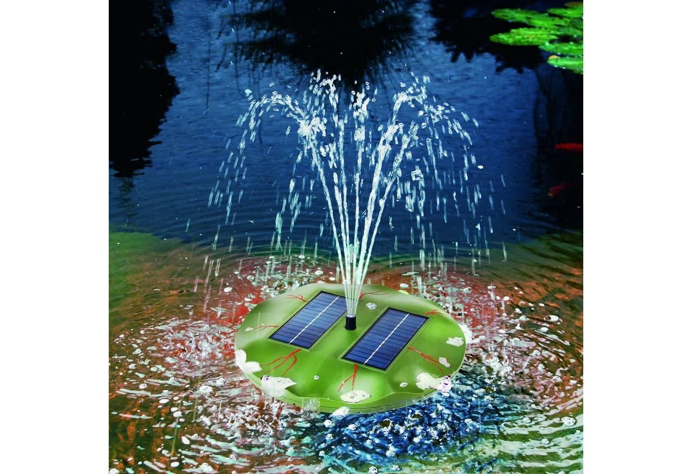 esotec Solarpumpe Esotec 101770 Solar Teichpumpe Seerose