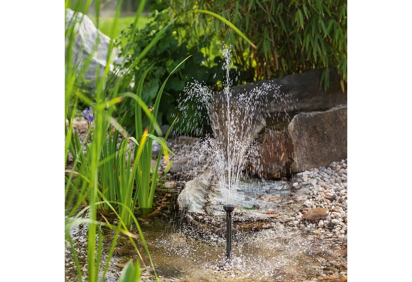 esotec Solarpumpe 5/470 Teichpumpen-System WaterSplash mit Solarmodul - Bild 4