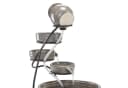 Esotec Gartenbrunnen Solar Kaskadenbrunnen Firenze Keramik Grau Bild 5