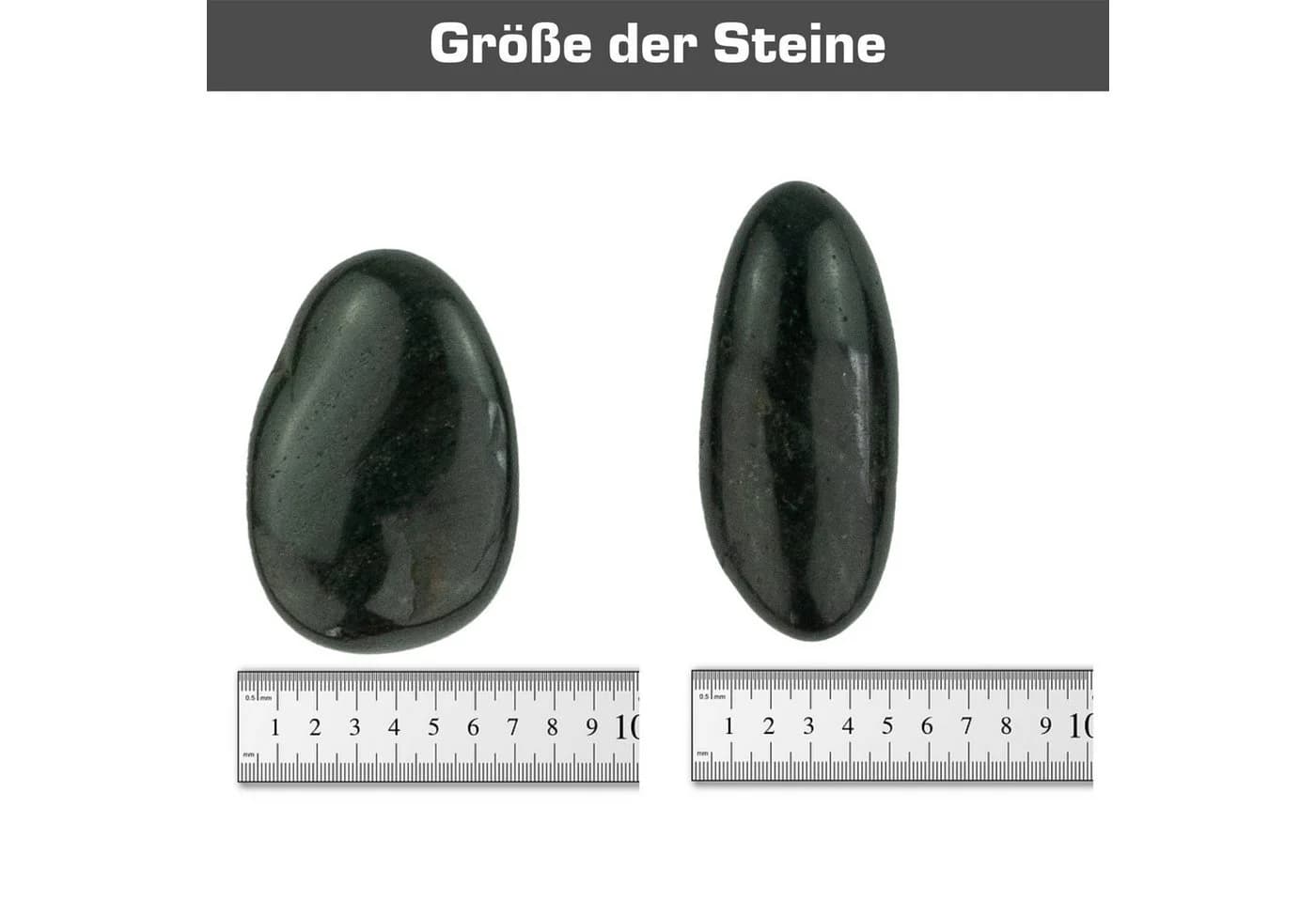 INTERGARDEN Zierkies Schwarz Poliert 10 kg, 5-8 cm Kieselsteine Garten