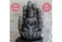 INTERGARDEN Zimmerbrunnen Buddha mit LED-Beleuchtung Polyresin Bild 1