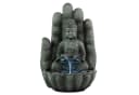 INTERGARDEN Zimmerbrunnen Buddha mit LED-Beleuchtung Polyresin Bild 2