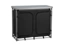 CampFeuer Campingschrank Alu Faltschrank Schwarz/Silber Bild 5