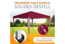 Kronenburg Faltpavillon 3x3 m Rot - Wasserdicht & UV-Schutz Bild 5