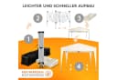 Kronenburg Faltpavillon 2x2 m Blau Wasserdicht UV-Schutz Bild 3