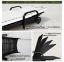 RS Trade Gartenliege Sonnenliege Imola Poly Rattan Schwarz Bild 5