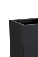 VIVANNO Pflanzkübel Fiberglas BLOCK Anthrazit Matt Bild 1