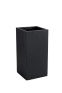 VIVANNO Pflanzkübel Fiberglas BLOCK Anthrazit Matt Bild 3