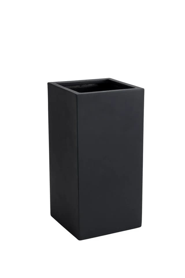 VIVANNO Pflanzkübel Fiberglas BLOCK Anthrazit Matt - Bild 3