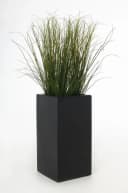 VIVANNO Pflanzkübel Fiberglas BLOCK Anthrazit Matt Bild 5