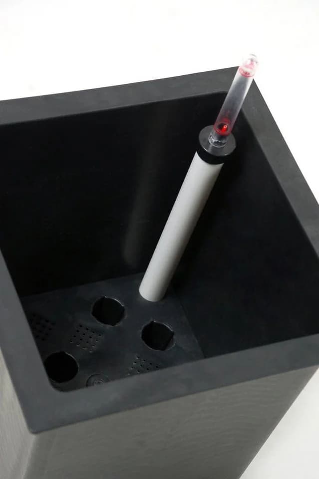 VIVANNO Pflanzeinsatz Kunststoff Schwarz Matt Bewässerungssystem - Bild 5