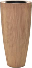 Exklusiver Pflanzkübel aus Fiberglas, Beige, 37x80cm Bild 2