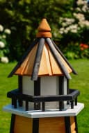 DSH DEKO SHOP HANNUSCH Gartenfigur Leuchtturm braun mit Beleuchtung Bild 1