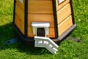 DSH DEKO SHOP HANNUSCH Gartenfigur Leuchtturm braun mit Beleuchtung Bild 3