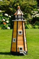 DSH DEKO SHOP HANNUSCH Gartenfigur Leuchtturm braun mit Beleuchtung Bild 4