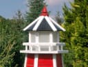 HANNUSCH Gartenfigur Leuchtturm Holz 230 V Beleuchtung Bild 3