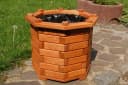 DSH DEKO SHOP HANNUSCH Blumenkasten Bk6r rund Braun Bild 1