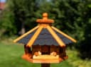 DSH DEKO SHOP HANNUSCH Vogelhaus Futterhaus mit Bitumendach Bild 1