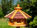 DSH DEKO SHOP HANNUSCH Vogelhaus Futterhaus Rot Holz Bild 1
