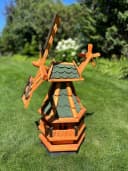 DSH DEKO SHOP HANNUSCH Gartenfigur Windmühle Norddeutsche Art Grün Bild 1