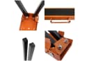 TRUTZHOLM Klappbock 2x 250 kg Traglast Stahl Orange Bild 3