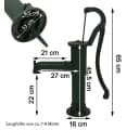 Handschwengelpumpe aus Gusseisen in klassischem Design Bild 1
