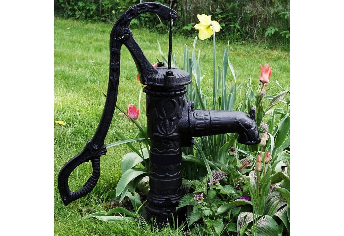 TRUTZHOLM Wasserpumpe Antik Schwengelpumpe Gartenpumpe Handpumpe - Bild 2