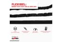 Grafner Flexibler Gartenschlauch 30m Schwarz mit Multifunktionsbrause Bild 5