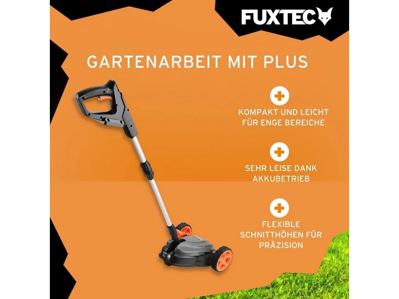 FUXTEC FX-E1RMEH20 Akku Einhandrasenmäher 22cm Kompakt - Bild 4