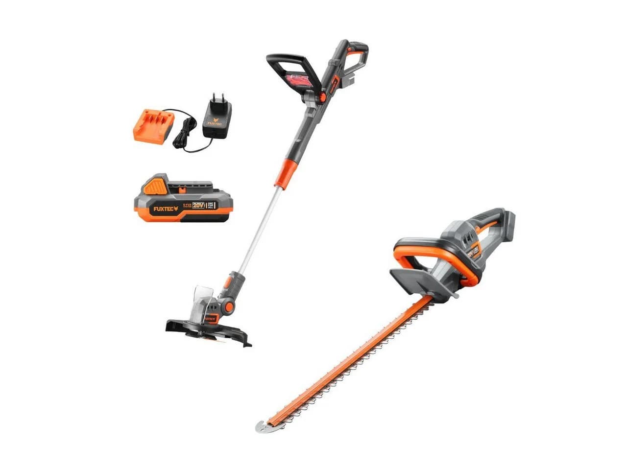FUXTEC Akku-Motorsense FX-20VSET5 Rasentrimmer Heckenschere - Bild 2