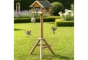 Zooprinz Vogelhaus XXL mit Ständer Wetterfest Massivholz Bild 2