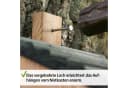 Zooprinz Nistkasten Vogelhaus Braun Vollholz Pultdach Bild 1