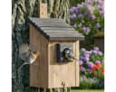 Zooprinz Nistkasten Vogelhaus Braun Vollholz Pultdach Bild 2