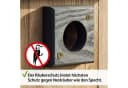 Zooprinz Nistkasten Vogelhaus Braun Vollholz Pultdach Bild 4