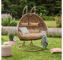 Home Deluxe Polyrattan Hängesessel Twin Bunt Bild 2