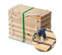 Gartenpirat Holzfliesen Lärche Rollweg 2,5m Bild 2