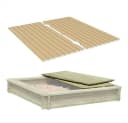 Gartenpirat Sandkastendeckel Holz 158x157 cm für 180x180 cm Sandkasten Bild 2