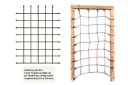 Gartenpirat Kletternetz 25x25 cm Polyhemp für Spielturm Bild 4