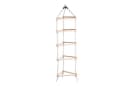 Gartenpirat Strickleiter 5 Ebenen 2 m Holzsprossen Bild 1