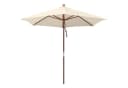 anndora Sonnenschirm 2,5m Rund Beige Polyester mit UV-Schutz Bild 1