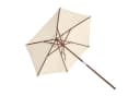 anndora Sonnenschirm 2,5m Rund Beige Polyester mit UV-Schutz Bild 5