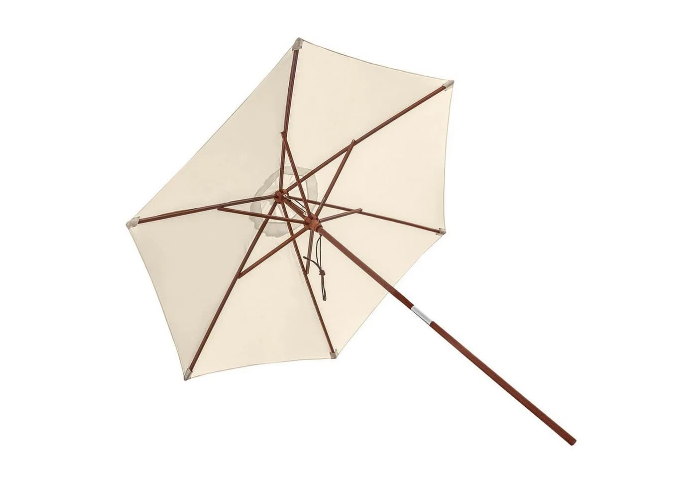 anndora Sonnenschirm 2,5m Rund Beige Polyester mit UV-Schutz - Bild 5
