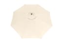 anndora Sonnenschirm 3m Rund Dreh-Kipp-Mechanismus Natur Bild 5