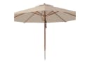 anndora Sonnenschirm 4m rund Marktschirm Braun Polyester Bild 2