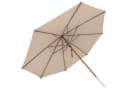anndora Sonnenschirm 4m rund Marktschirm Braun Polyester Bild 5
