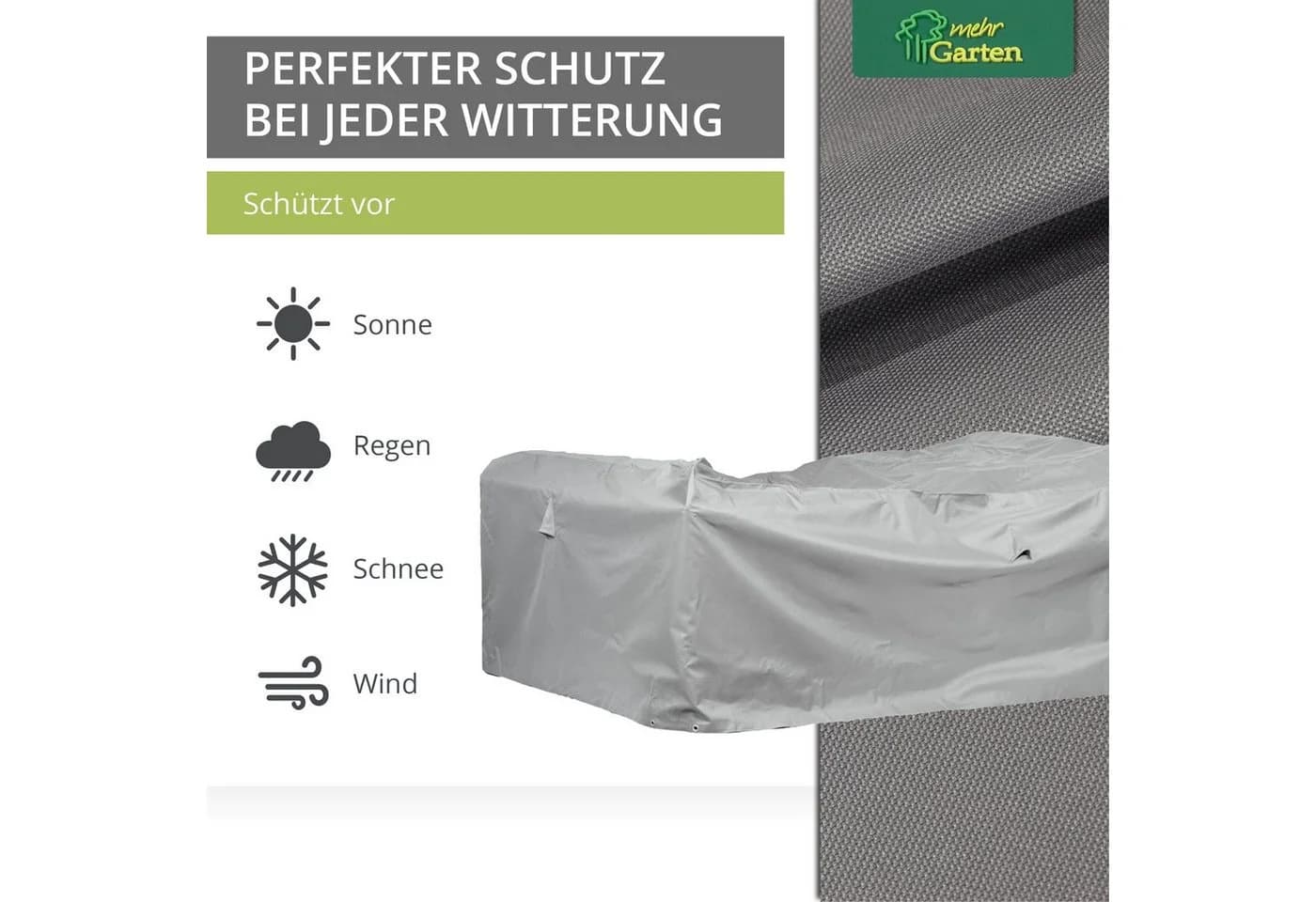 mehr Garten Schutzhülle Premium für Loungegruppe rechteckig wasserdicht - Bild 5