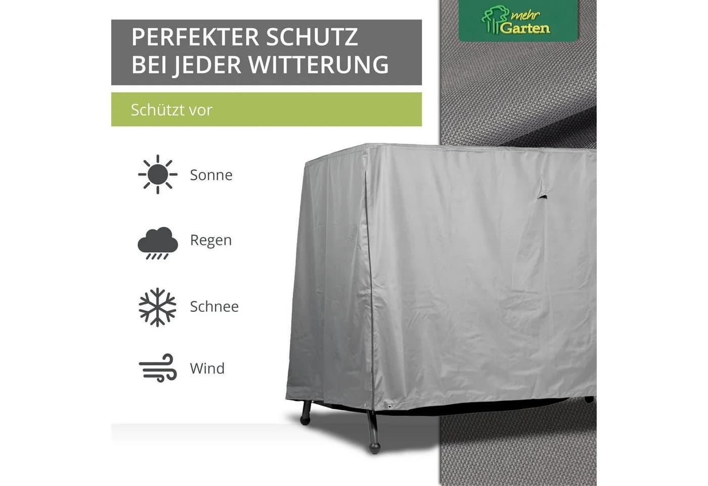 Premium Schutzhülle für Hollywoodschaukel / Gartenschaukel mehr Garten - Bild 5